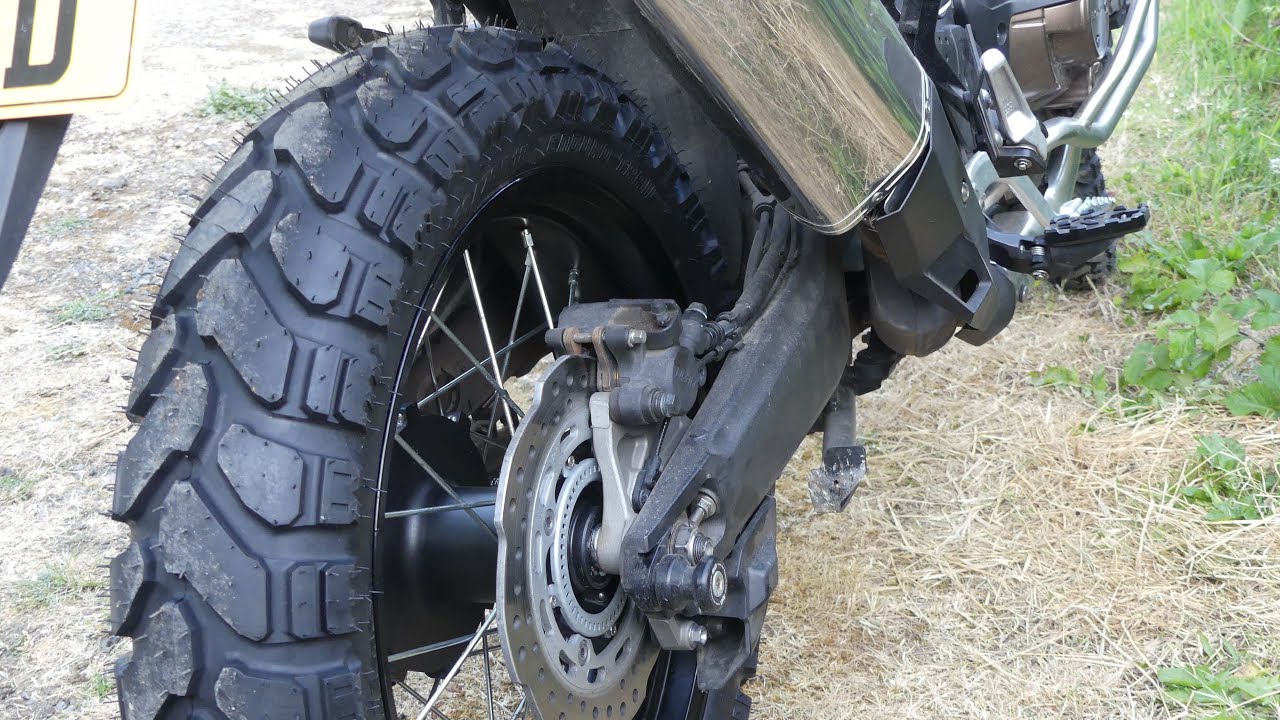 Mitas E07+ tyres on my Africa Twin