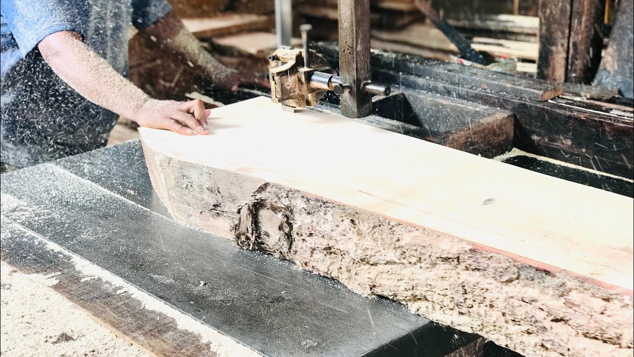 Dangerous Biggest Wood Cutting By Band Saw Machine Amazing Techniques Woodworking Karachi Pakistan