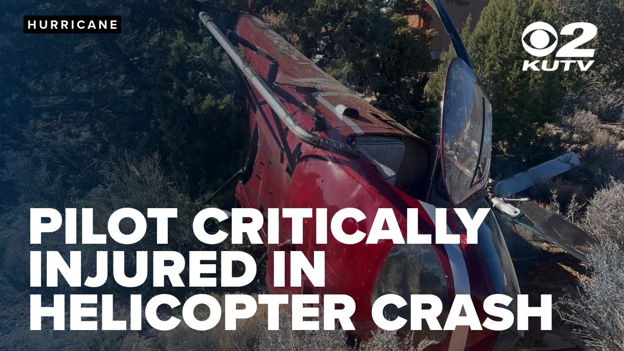 Pilot critically injured in helicopter crash in Southern Utah