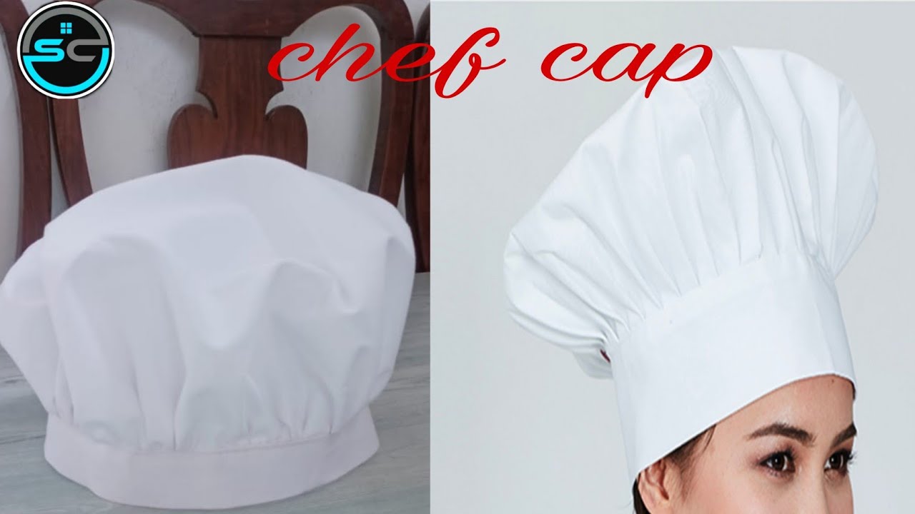 kitchen cap /masterchef cap cutting and stitching in easy method/how to make a kitchen cap  at home