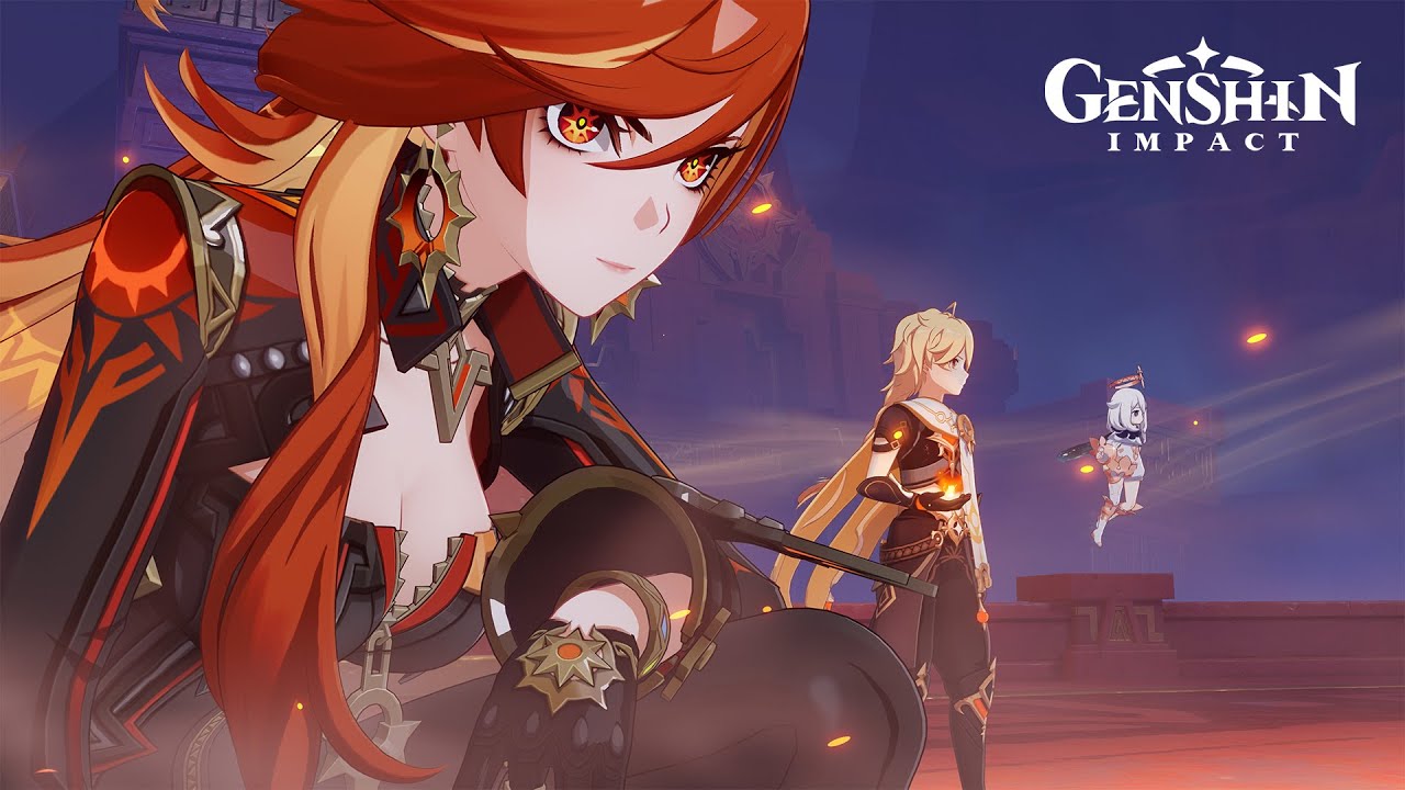 Анимация Genshin Impact - Битва пылающих солнц #GenshinImpact #ВместеСМавуикой #Мавуика
