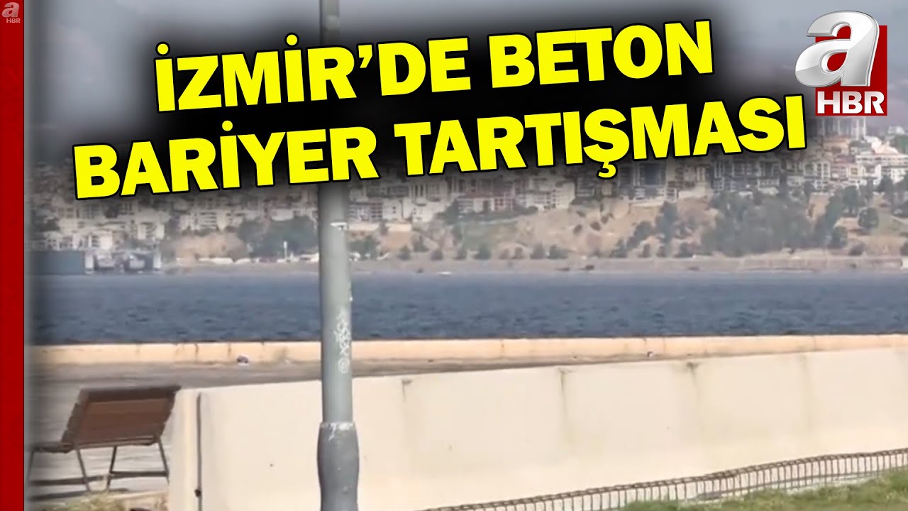 İzmir'de Beton Bariyer Tartışması! Kordon'a Yapılan 1,7 Kilometrelik Duvar Tepkilerin Odağında