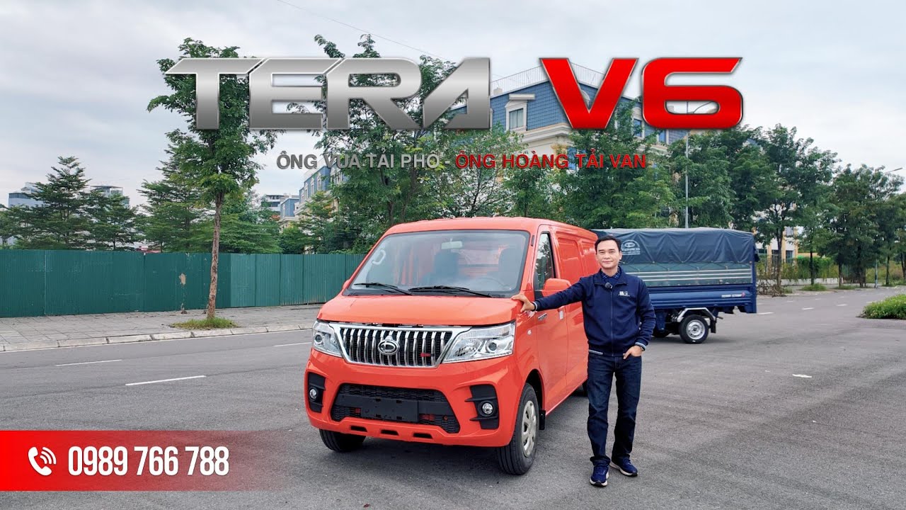 XE TẢI VAN Tera V6 m&agrave;u cam &ndash; Chiến binh bền bỉ, mang sắc m&agrave;u của người chiến thắng!
