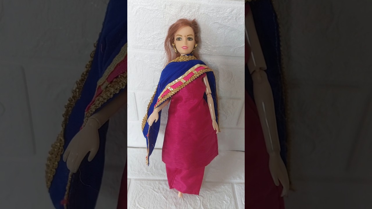 Barbie doll in salwar suit 😍