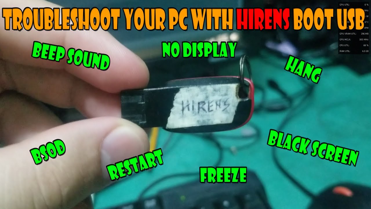 No Display ba ang PC mo at laging nag hahang? | Troubleshoot natin gamit ang Hirens Boot CD/USB