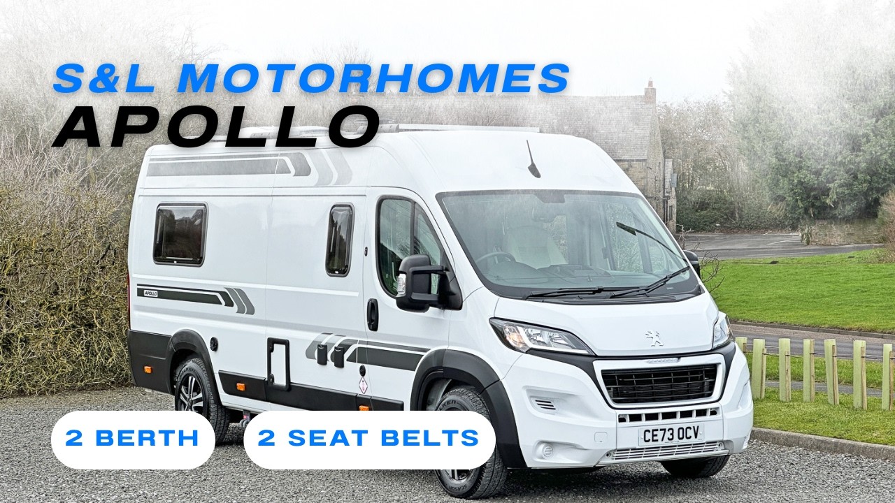 Check Out The U-shaped Lounge in this 2 Berth campervan Tour | 2023 S&L Motorhomes Apollo