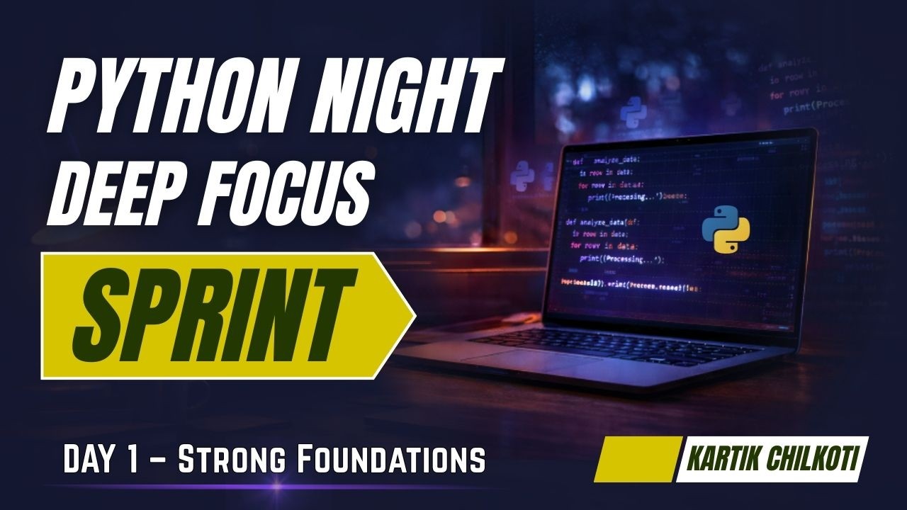 Python Night – Deep Focus Sprint Day - 1 @Wayanad House