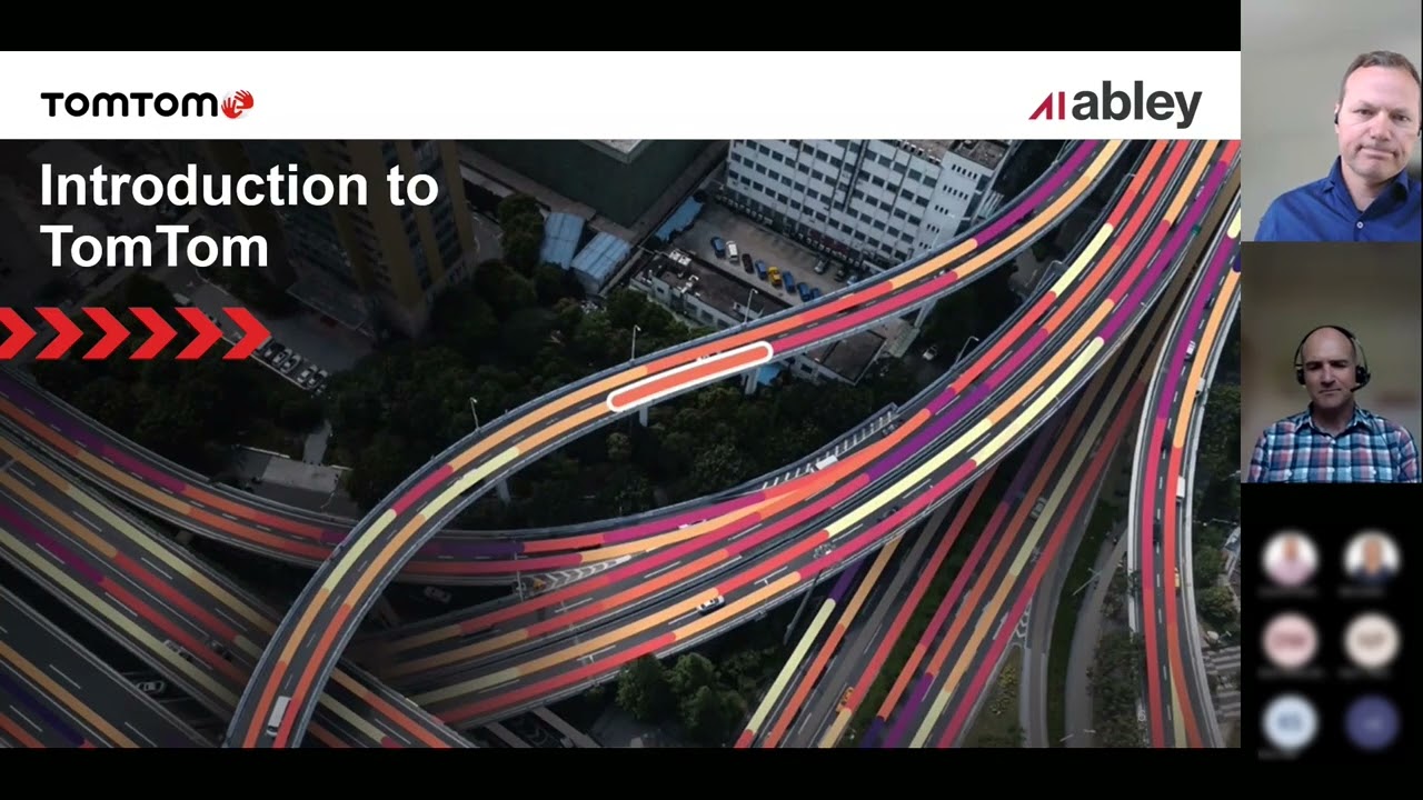 Abley webinar  An Introduction to TomTom Traffic Analytics Tools