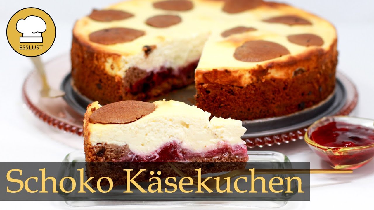 SCHOKO KÄSEKUCHEN mit ROTE GRÜTZE - köstlich und raffiniert