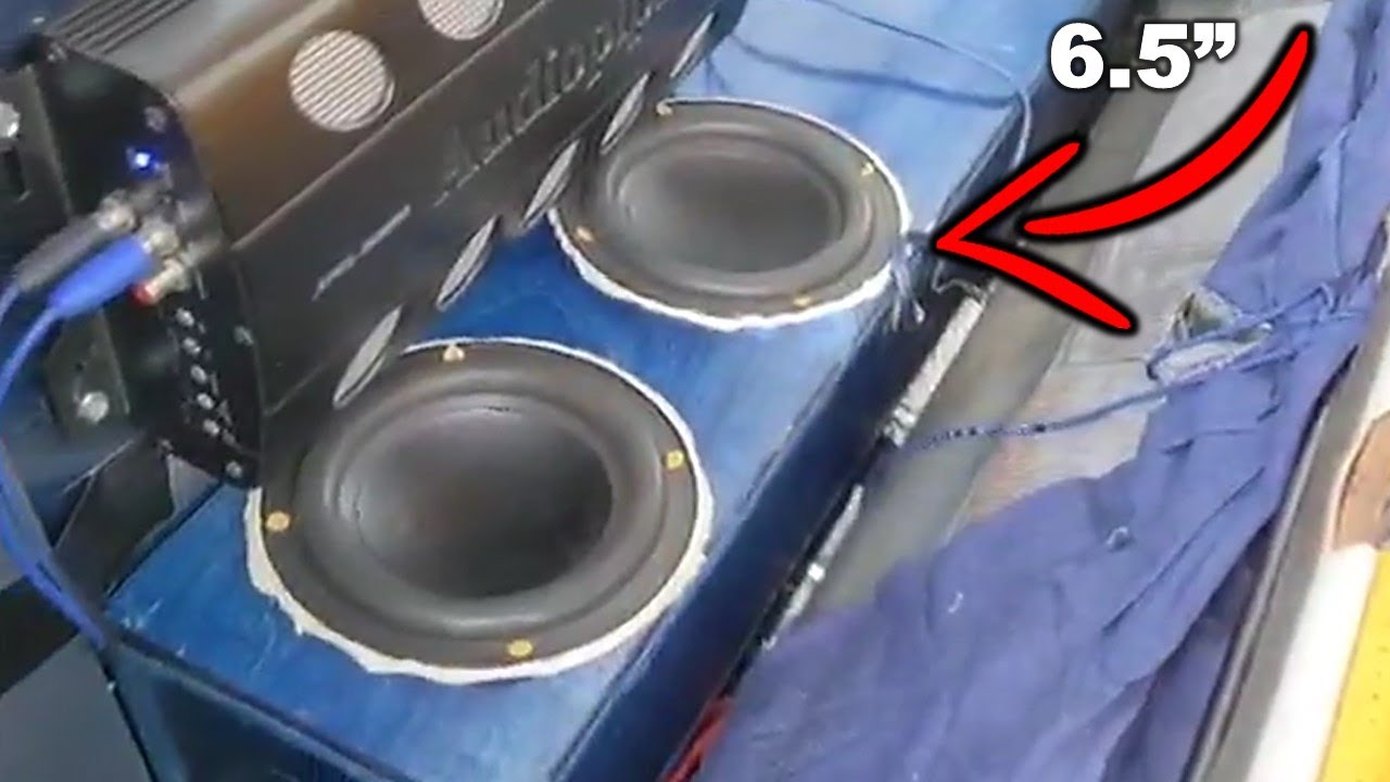 TWO 6.5 Inch Subwoofers Doing THAT!? *Subscriber Bass Demos*