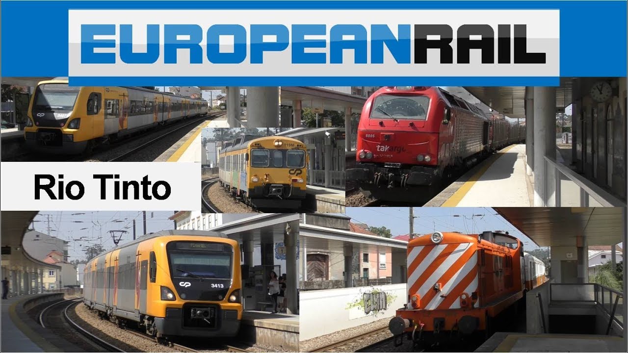 #Portugal2019 Estação de Rio Tinto - Comboios de Portugal & Takargo Trains - July 2019