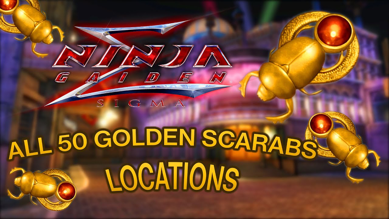 Where to find all 50 Golden Scarabs!  - 【 NINJA GAIDEN SIGMA 】MASTERS COLLECTION