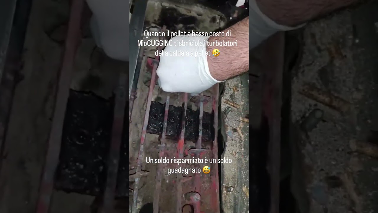 Турбуляторы пеллетного котла были разрушены несертифицированными пеллетами. Трубочист
