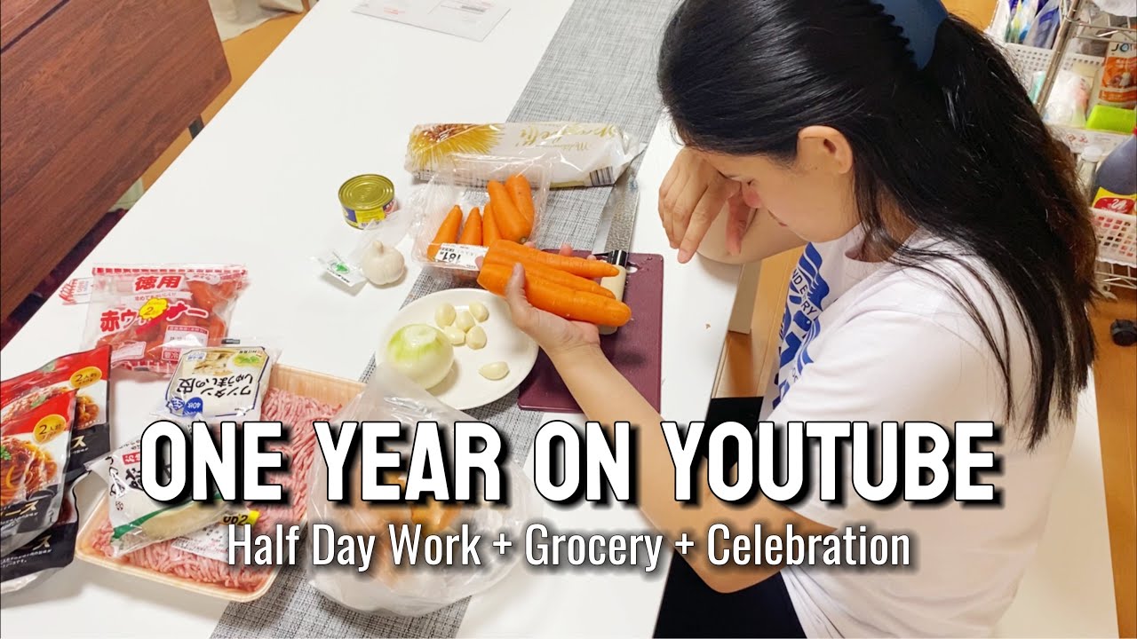 Grocery Shopping after Work in Japan 🇯🇵 | Spaghetti & Siomai Recepi🍝Celebrating 1 year on Youtube 😊