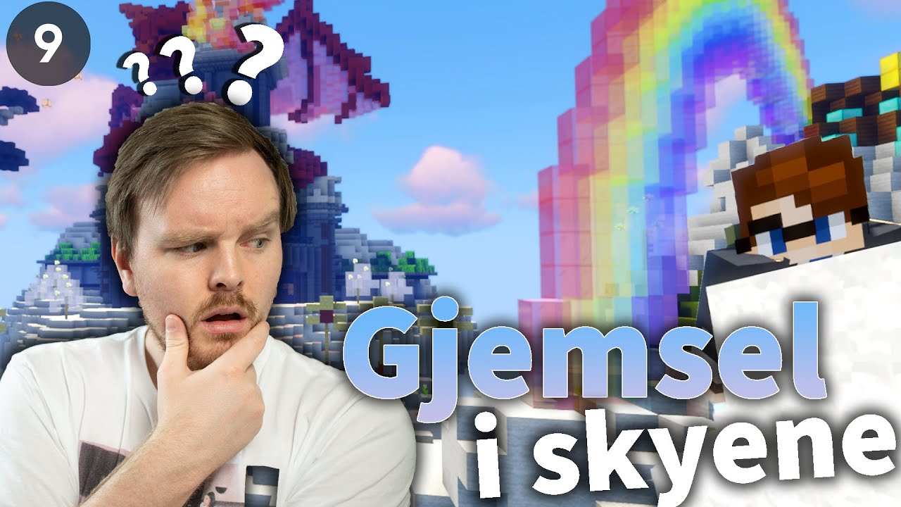 Gjemsel i Skyene i Minecraft! - Hide and Seek med dere