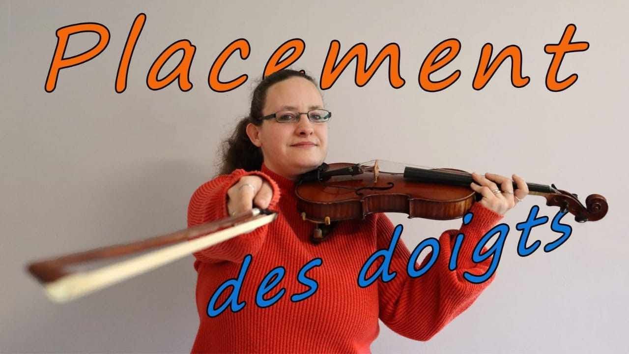 Violon : Apprendre à poser les doigts (1, 2 et 3)