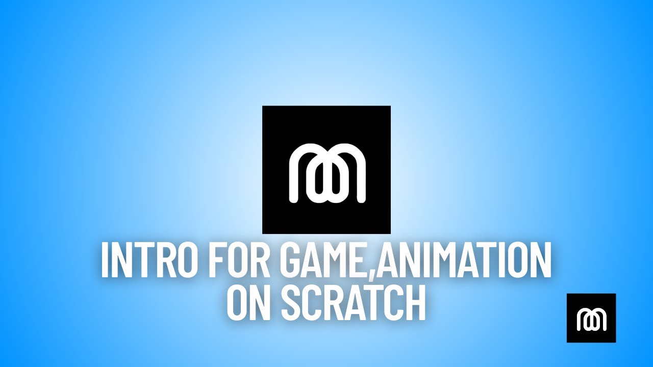 How to make intro on scratch I scratch begginer tutorial I MASTERCOTUTORIALS