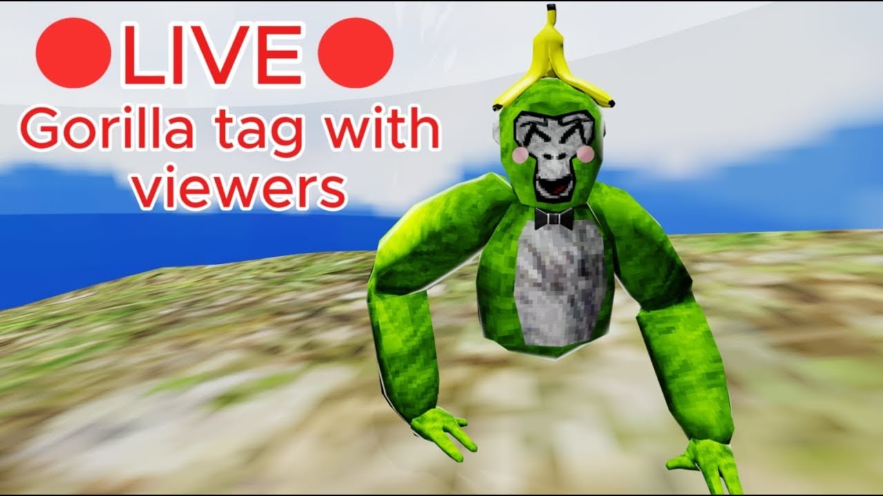🔴LIVE RIGHT NOW PLAYING GORILLA TAG WITH VIEWERS  (Road To 2K)🔴