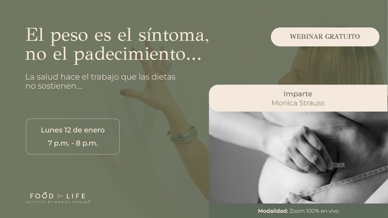 EL PESO ES EL SÍNTOMA, NO EL PADECIMIENTO