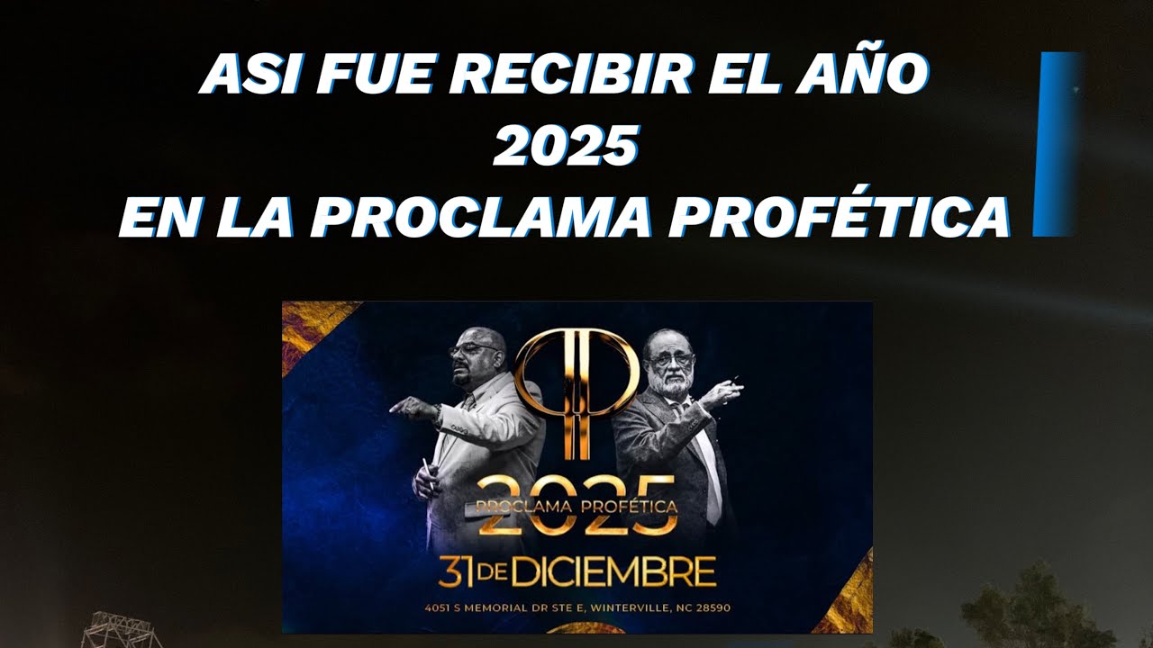 Asi es recibir el año nuevo en la proclama profética 🤍1/1/2025🤍