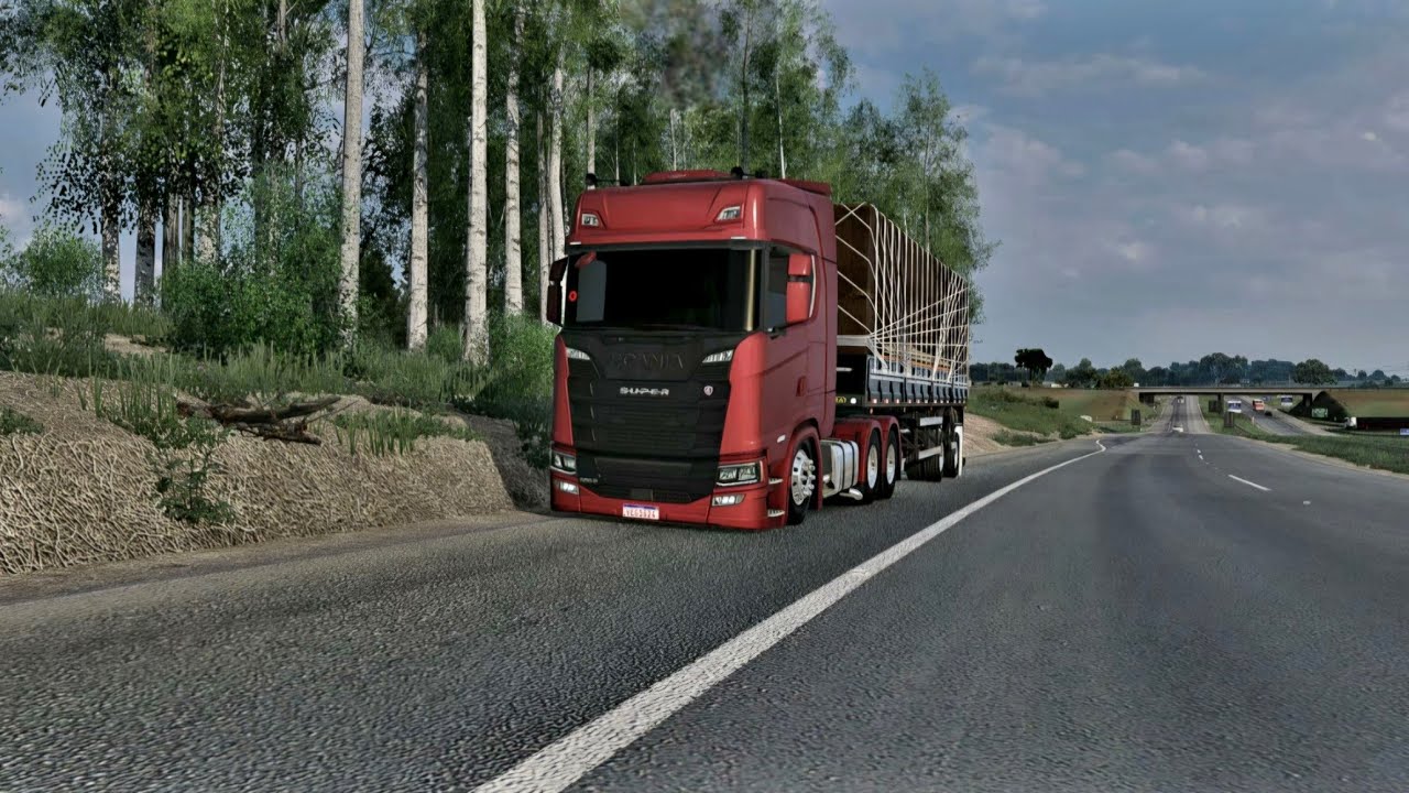 SCANIA NTG NA 2 EIXOS QUALIFICADA RODANDO NO MAPA CLUB ROTAS Euro Truck Simulator 2