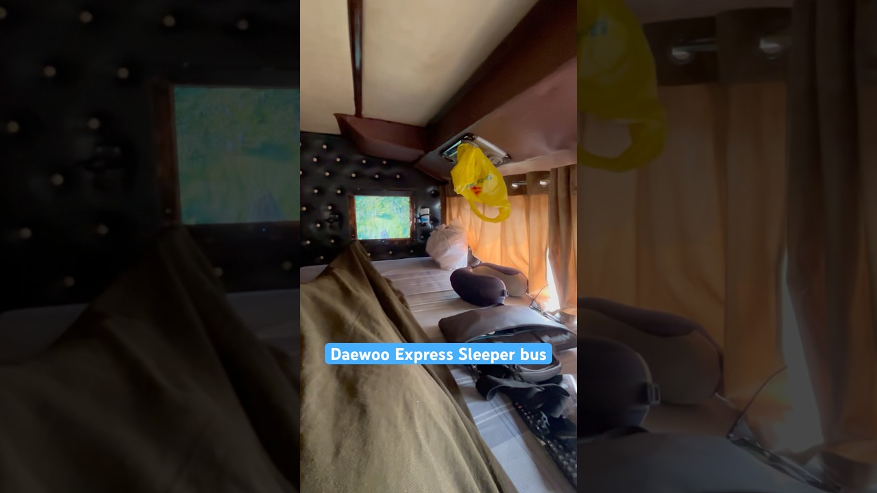 Daewoo Express Sleeper Bus Cabin #daewoo #sleeperbus #daewooexpress