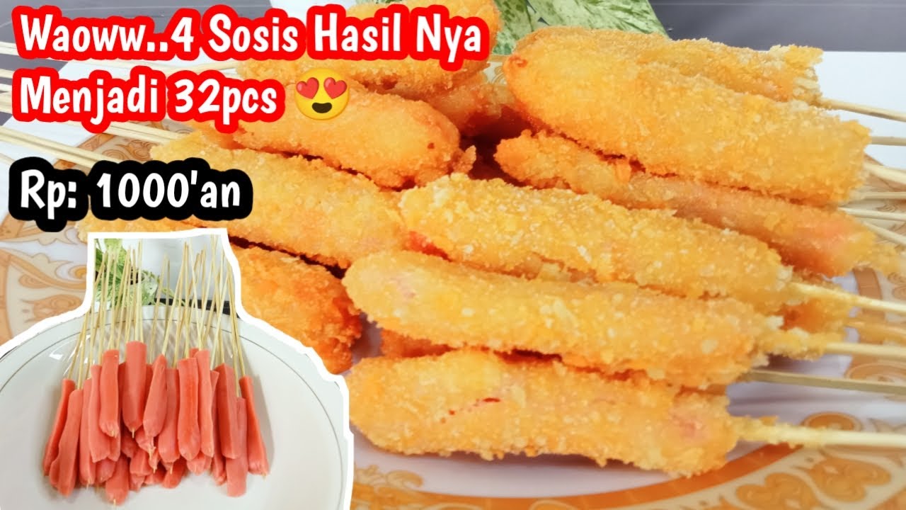 CUMA DARI 4 SOSIS HASIL NYA BANYAK || PEDAGANG MARI MERAPAT.