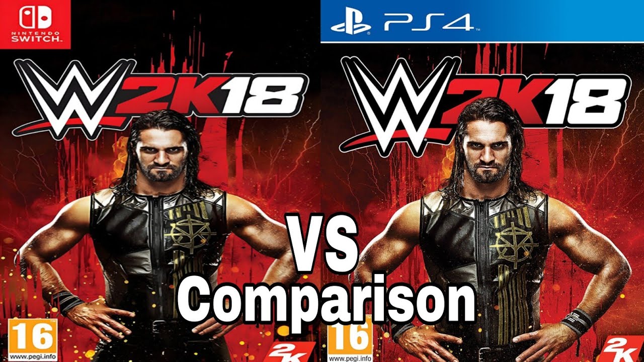 WWE 2k18 Nintendo Switch против PS4