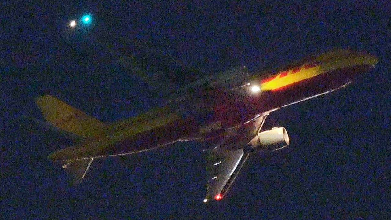 DHL (Ex. TWA) B767-231(F) [N652GT] *AMAZING PW-JT9D Engine BUZZSAW* Takeoff | Minneapolis