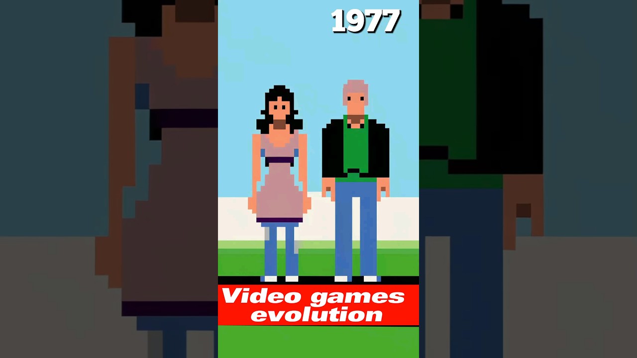 Video games evolution #games #videogames #history  #timetravel #evolution