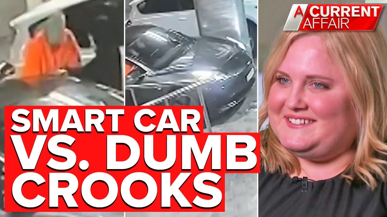 Tesla car too smart for dopey crooks | A Current Affair