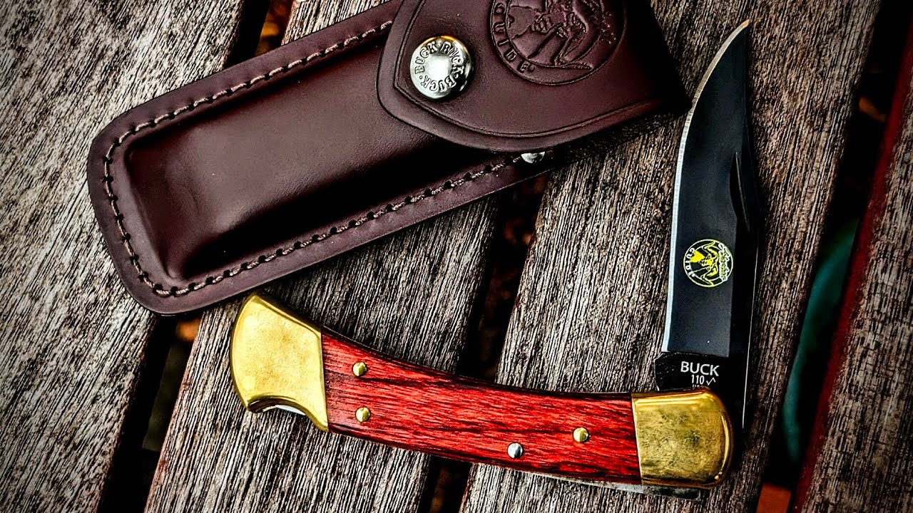 Buck 110 Alaskan Guide Cabela's exclusive S30V Rosewood