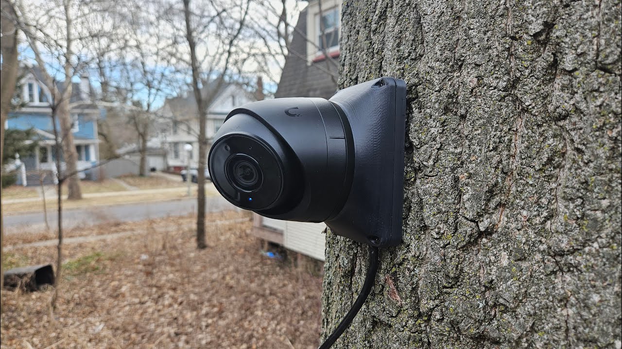 Installing Unifi Turret Camera on Tree & Gutter Downspout