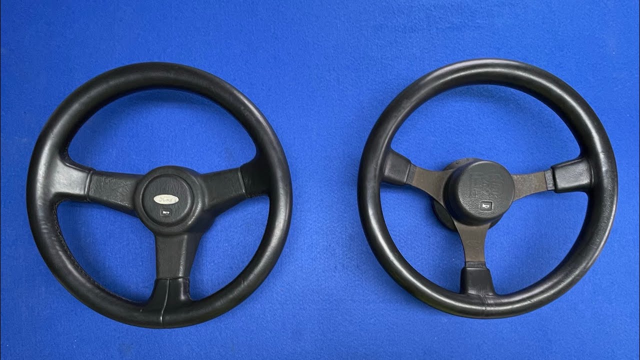cosworth leather steering wheel refurbishment using a furniture clinic kit