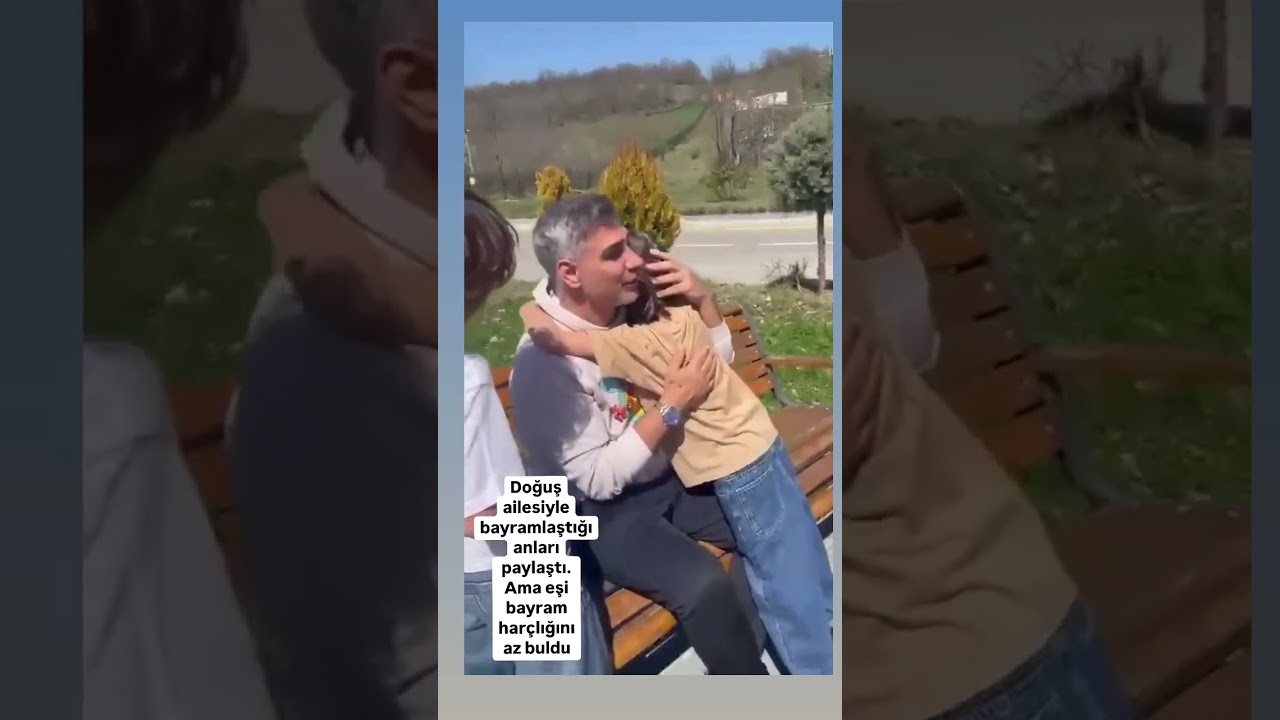 Doğuş ailesiyle bayramlaştığı anları paylaştı ama eşi bayram har&ccedil;lığını az buldu
