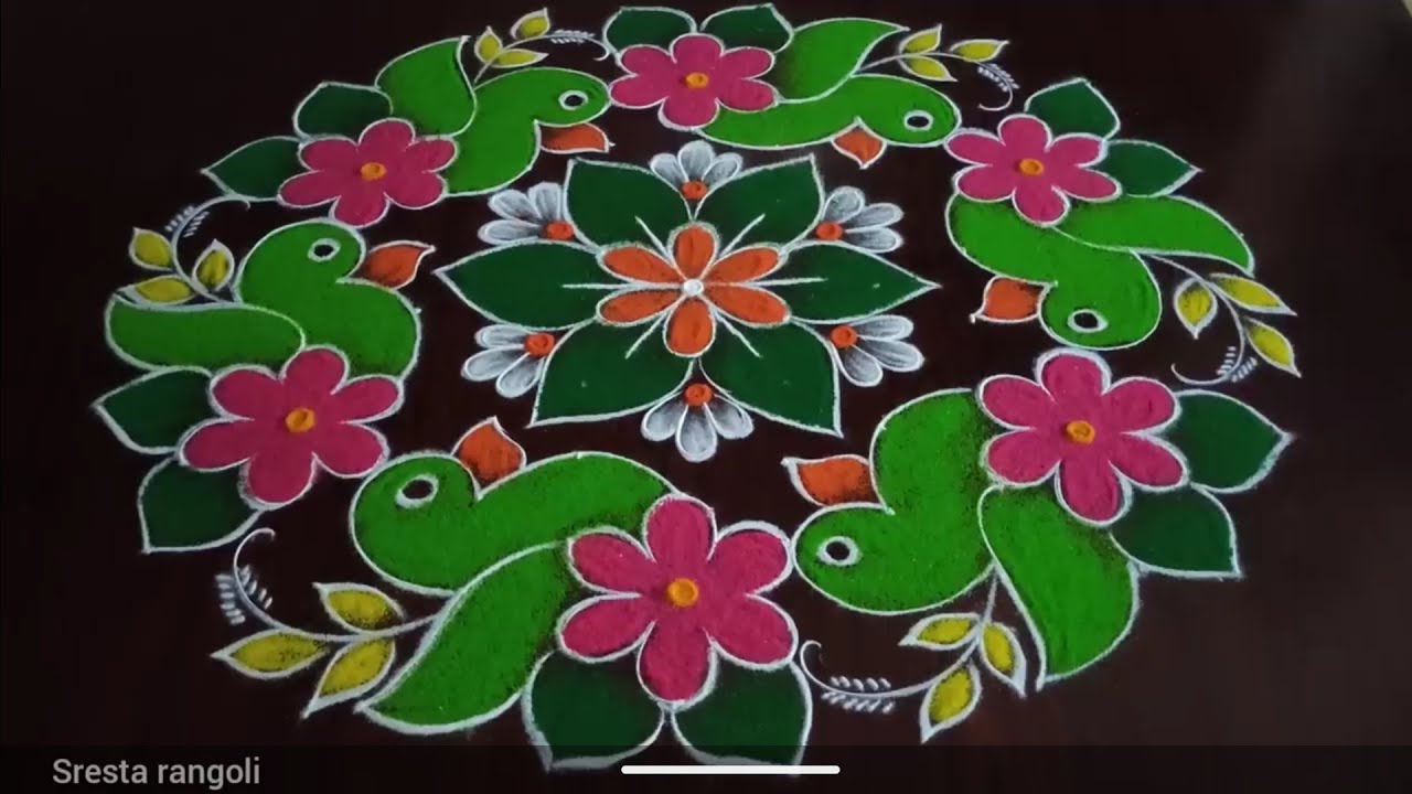 Sankranti chukkala Muggulu (11×6) dot's...