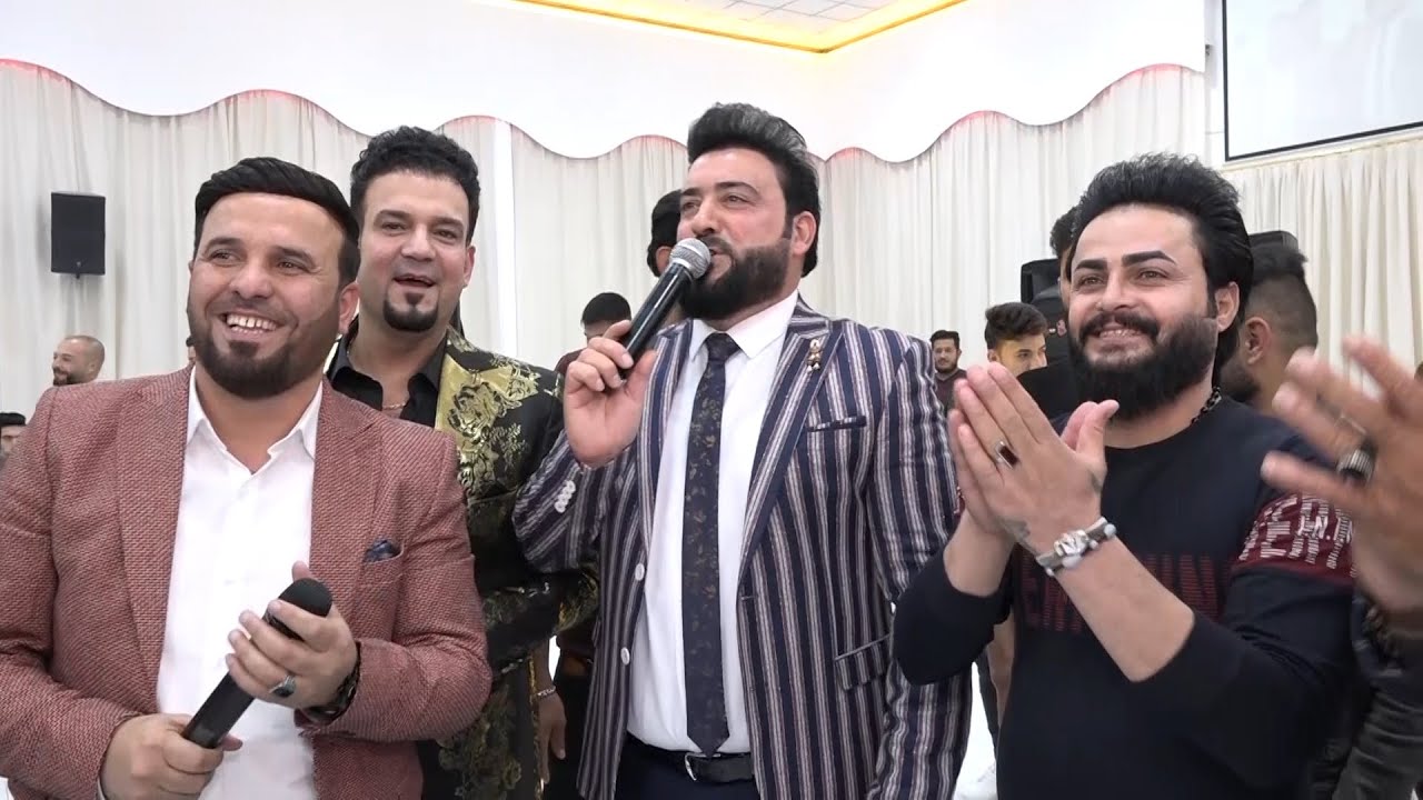 حفل زفاف ليث جوبي غناء احمد الغريب و خالدكركوكلي و رياض الملك و ماجدالهلالي في قاعة القصر الابيض2022