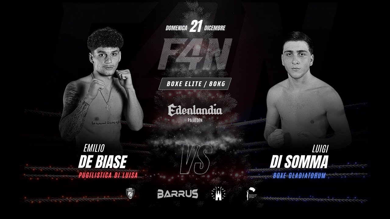 De Biase Emilio vs Di Somma Luigi | MATCH BOXE ELITE - 80 KG M | #F4N6 WINTER EDITION 2025