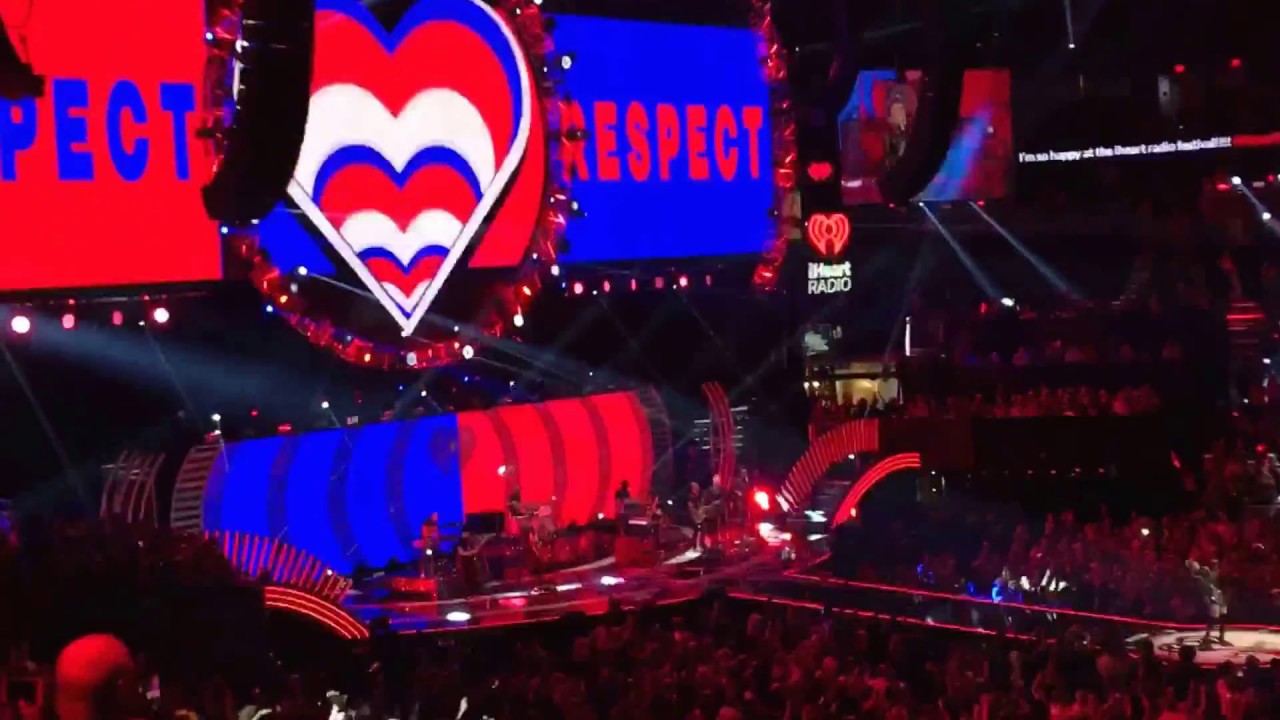 Miley Cyrus Party in the USA at iHeart Radio Festival 2017