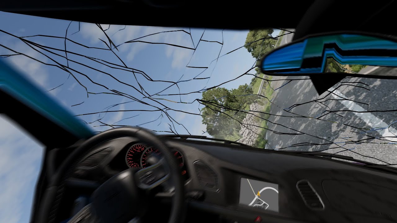 1 hour of relaxing beamng driving (no talking) (no music) (asmr)