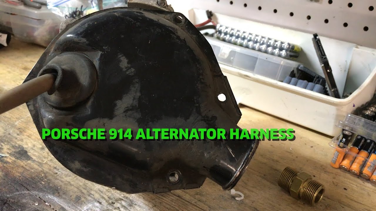Porsche 914 alternator harness swap
