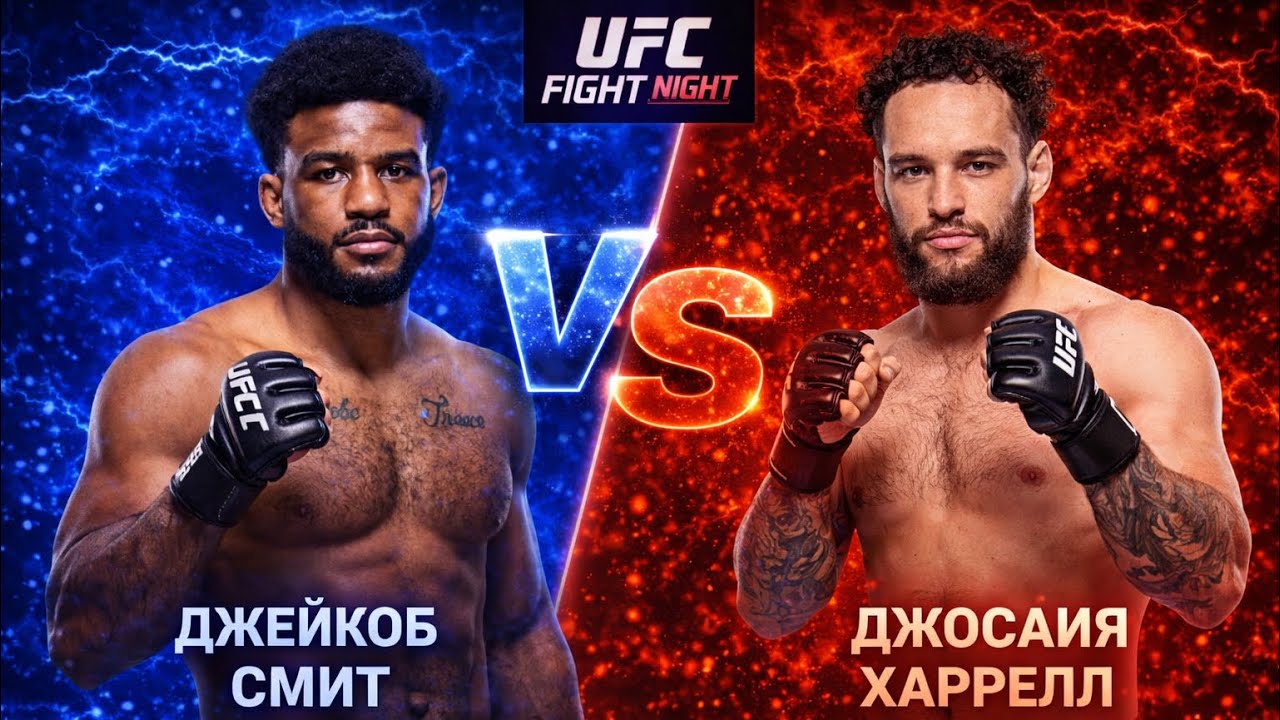 Смит VS Харрелл 22.02.2026 | Полный анализ и прогноз