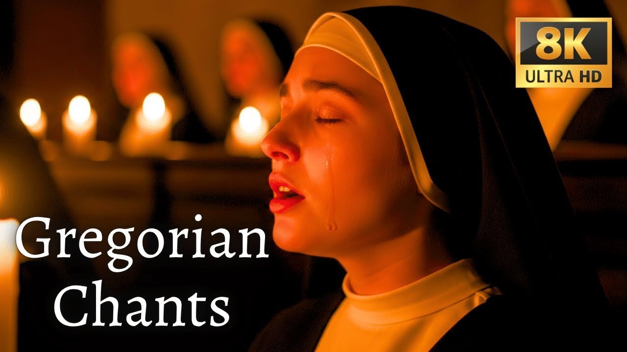 Eternal Night of Gregorian Chants – Monastic Harmony for Peaceful Rest and Spirit’s Light Meditation