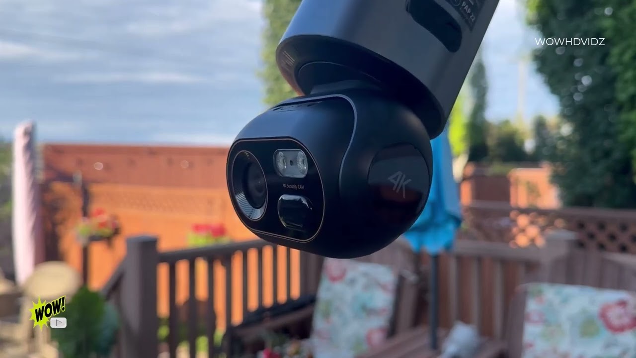 BOTSLAB Security Cameras Wireless Outdoor, 4 Cam-Kit
