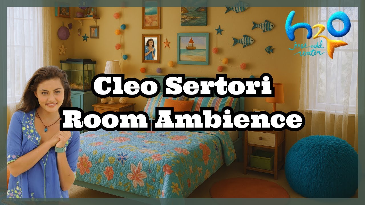 Study with Cleo Sertori | H2O Just Add Water Room Ambience | Brown Noise, Writing & Soundtrack