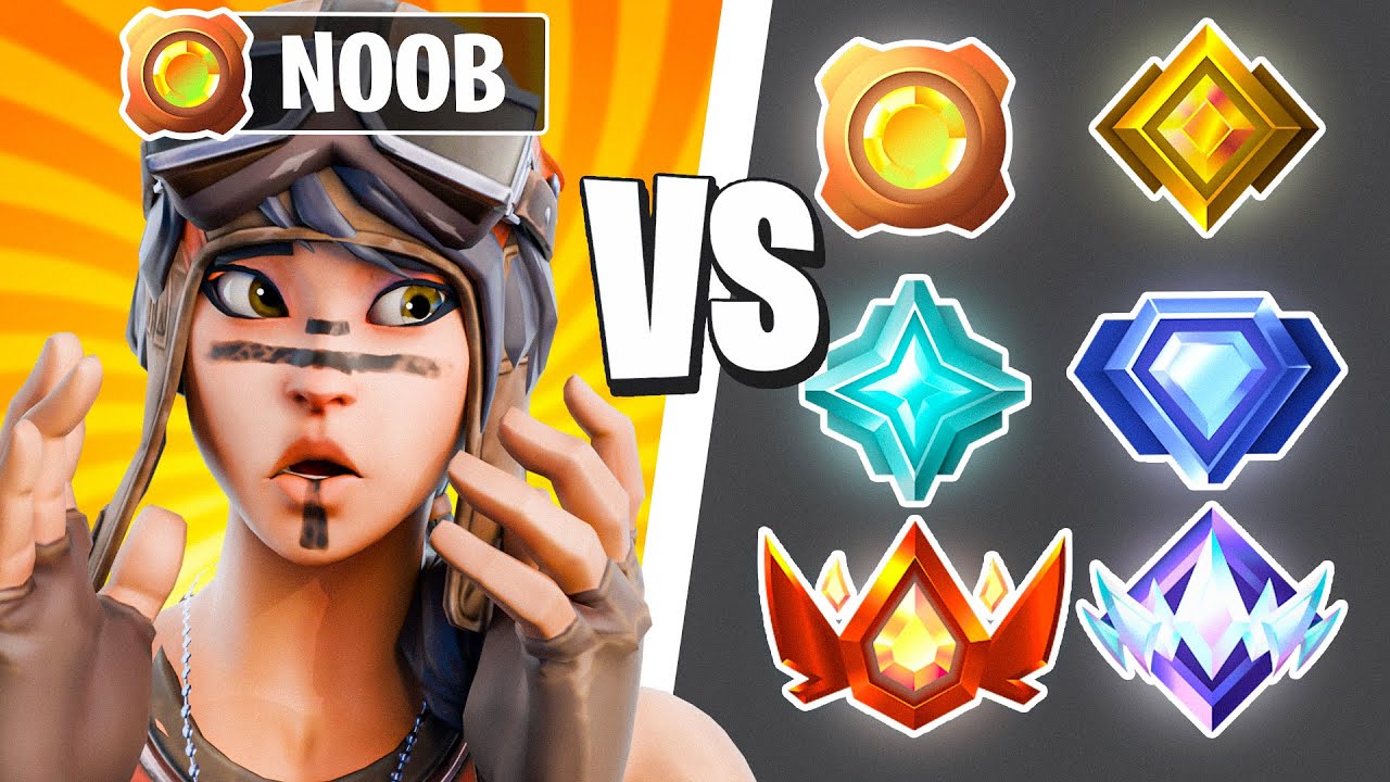 Can a Beginner Beat EVERY RANK In Fortnite?