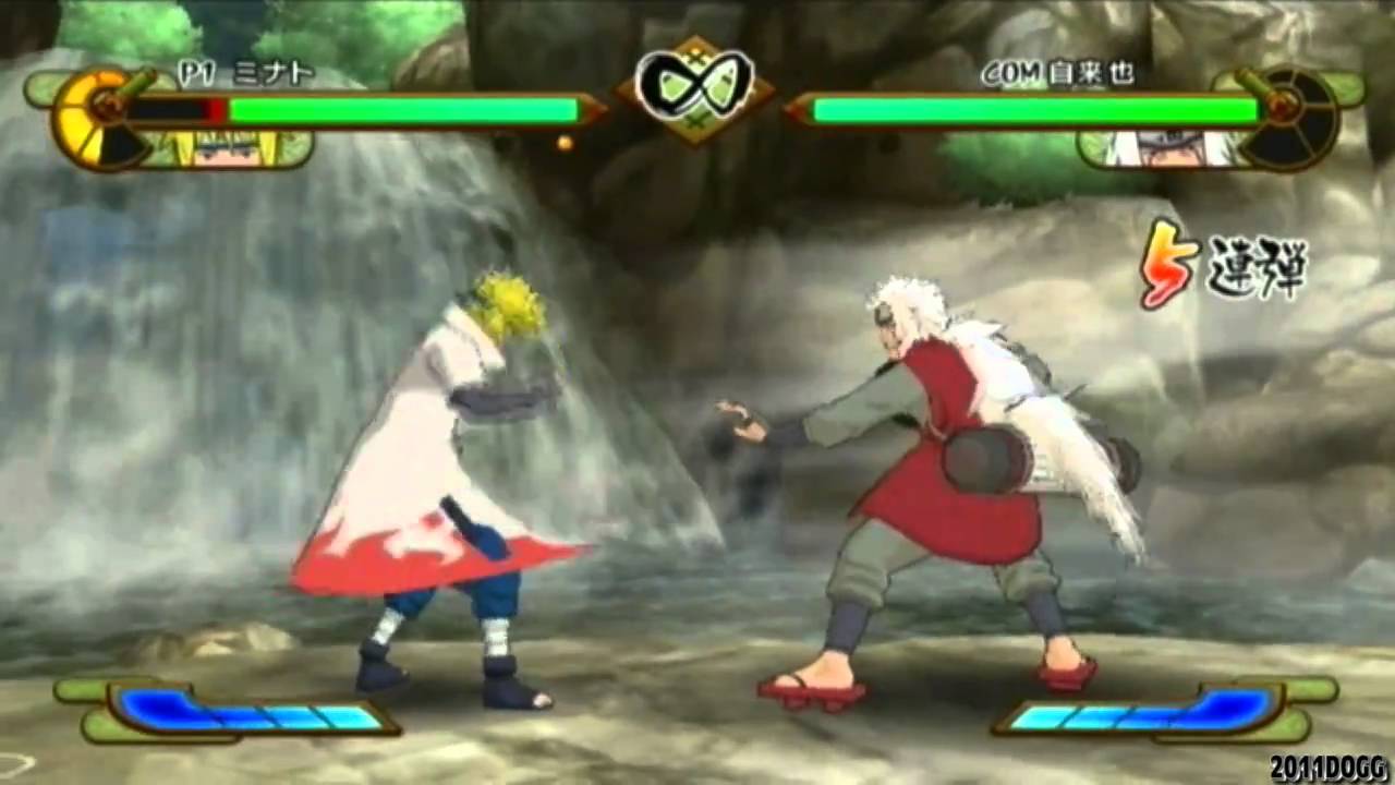 Naruto Shippuden: Gekitou Ninja Taisen Special - Minato vs Jiraiya【HQ】