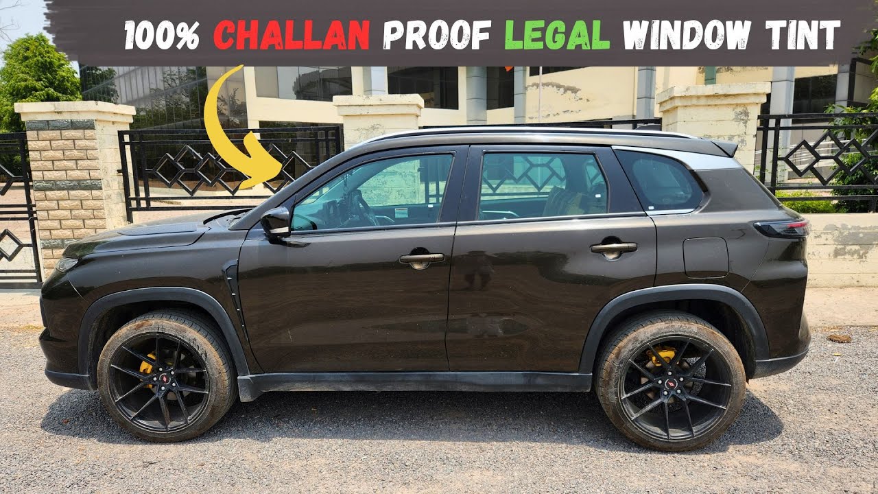 100% Legal way to Tint Window with Proof || Dark Green Tinted UV Cut Glasses RTO Approved