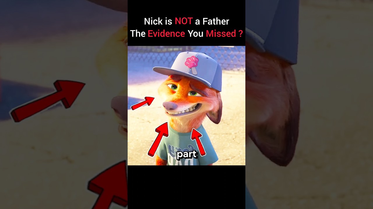 Nick is NOT Judy&rsquo;s Husband in Zootopia ? #shorts