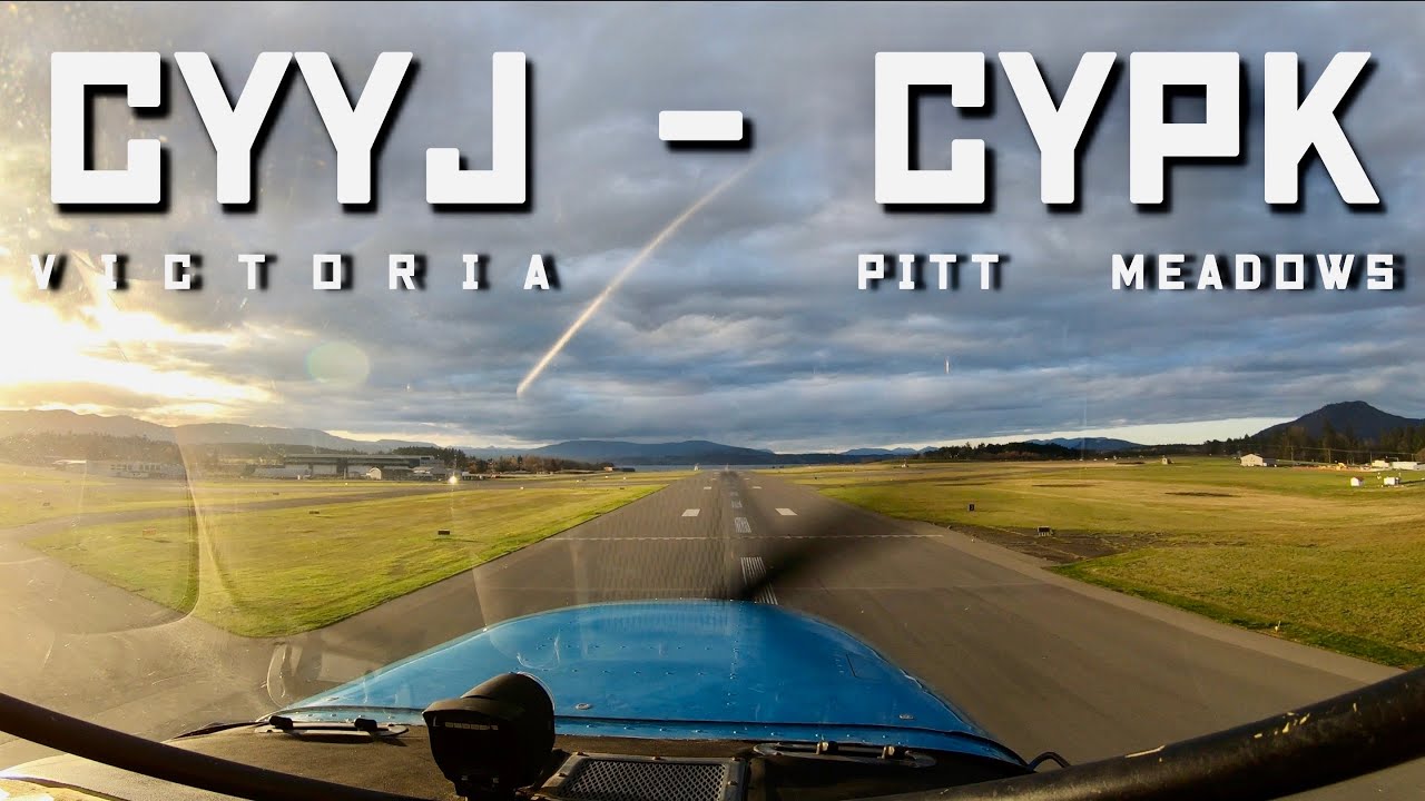 Victoria to Pitt Meadows - C172 (with ATC recording)
